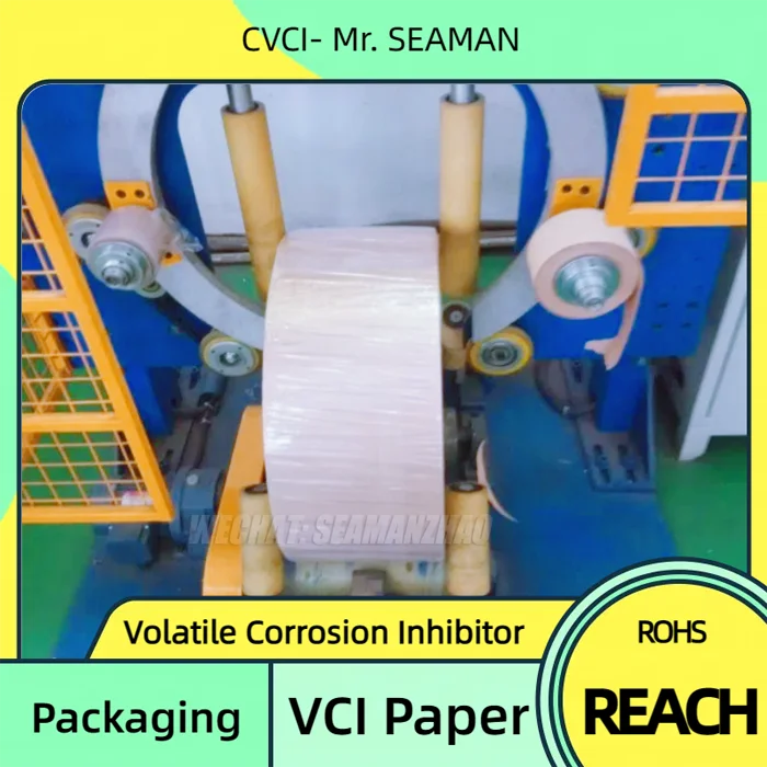 CVCI Mr. SEAMAN anti corrosion kraft paper vci woven laminated paper antirust rustproof packaging vci paper