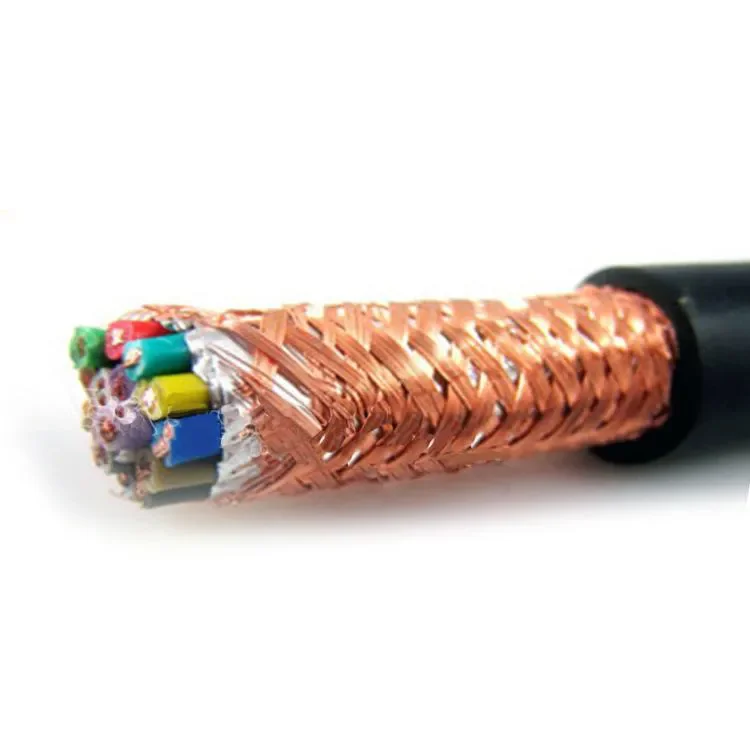 Multi Core PVC Insulated Copper Tape Shielded Coiled  KVVRP  for Industrial Control Field Control Cable