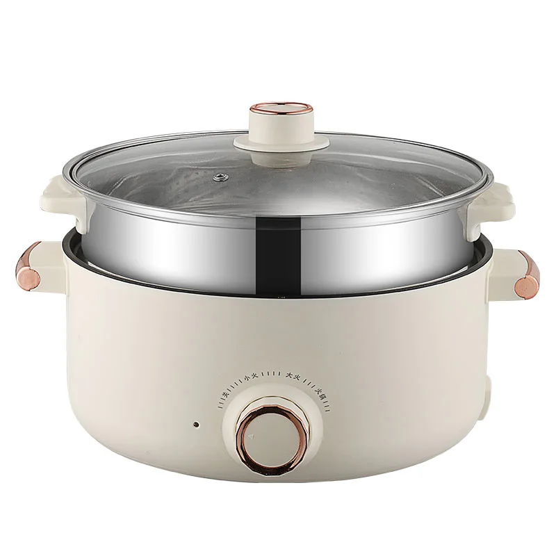 1000W High power Electric Cooker Double Layer Multi Functional electric hot pot No Stick coating home appliances