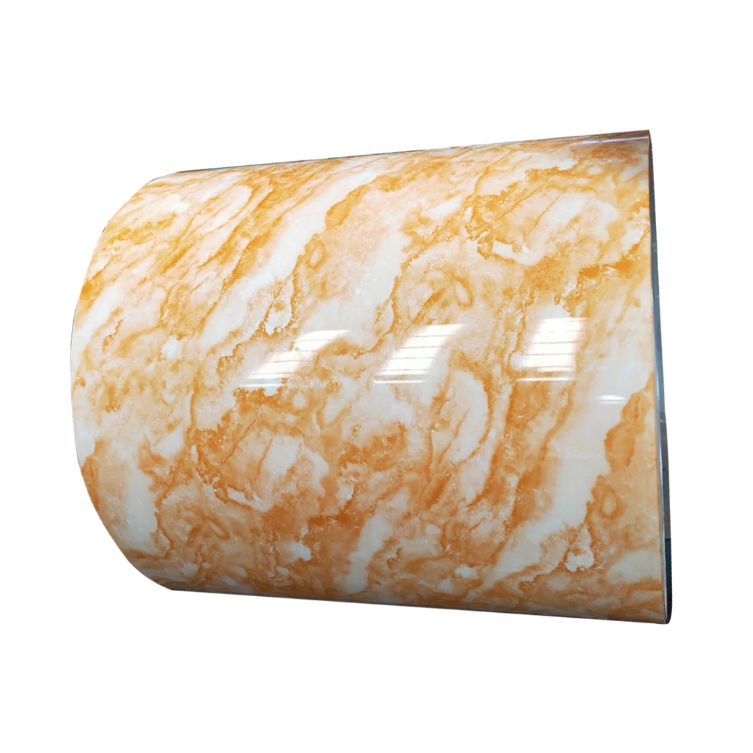 
zhongyuan company whole sales coated steel sheet/ printed steel plate in coil 