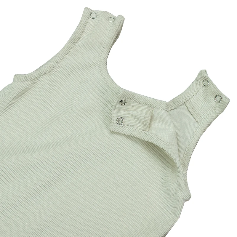 
plain baby rompers sleeveless shoulder snap corduroy cute designs baby clothes romper 