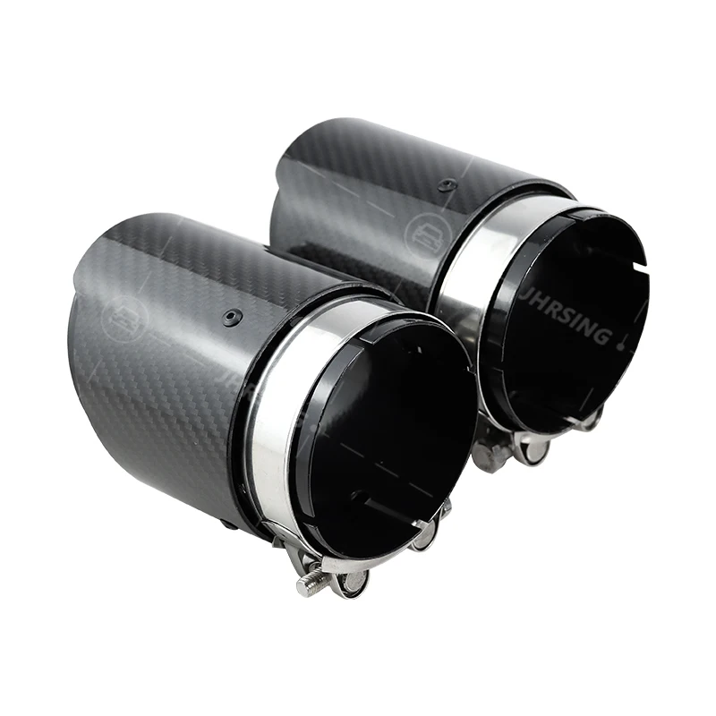 Carbon fiber exhaust tips for BMW X5 F15 E70 X6 F16 car decor accessories  muffler Pipe