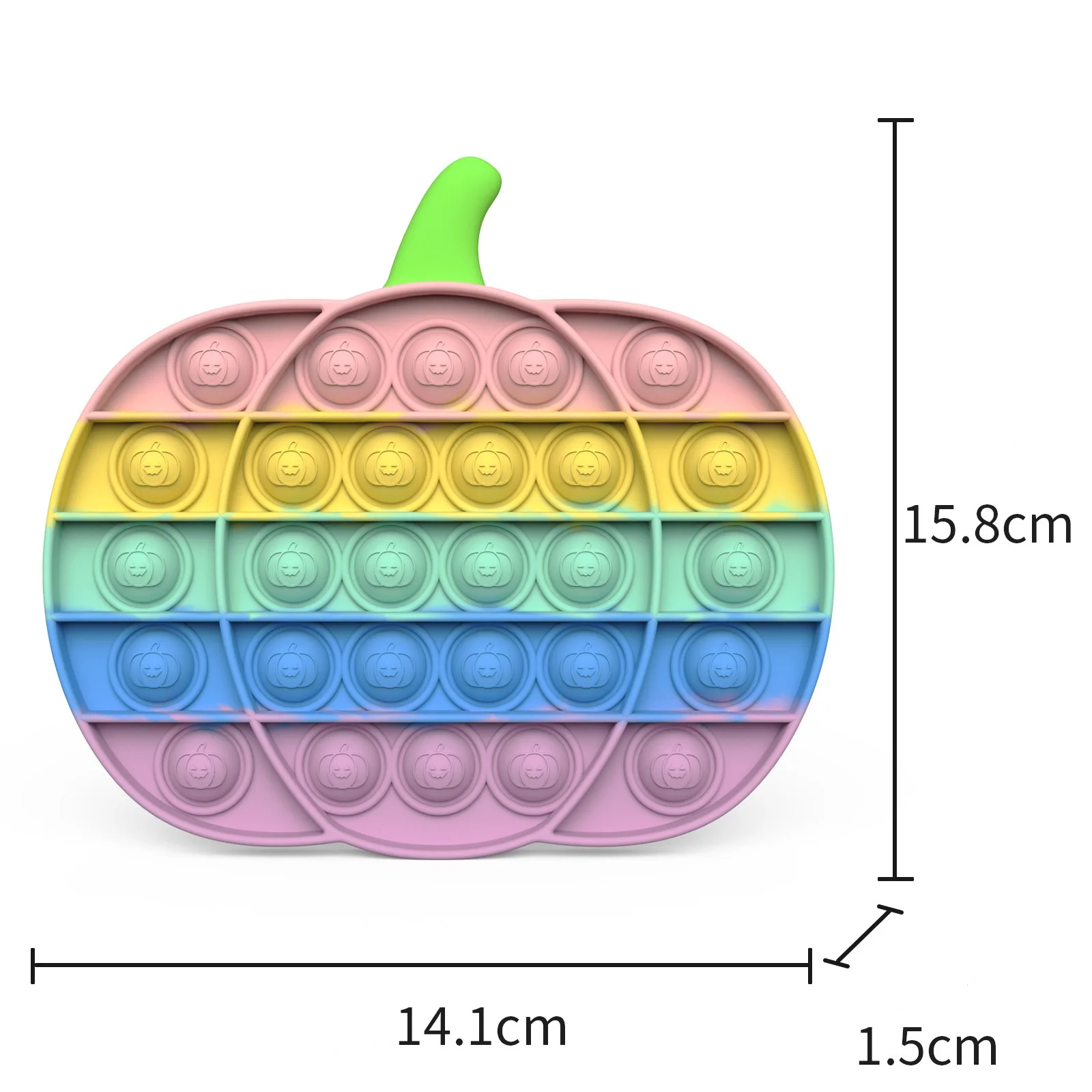 Amazon halloween Pumpkin iridescence Squishy squeeze educational toy