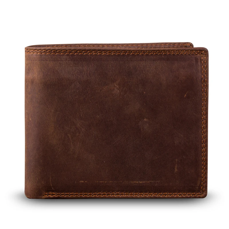 Retro Simple Short  Classic Leather Crazy  Wallet Fashion Wallets Leather