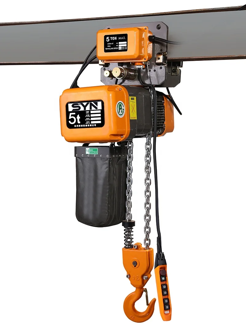 3t single chain Chain electric hoist 1 ton cheap hook chain Operation type electric hoist