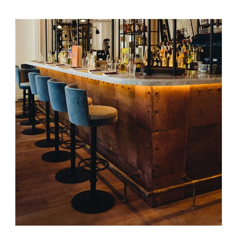 factory price modern simple design bar counter bar white marble countertop home bar counter