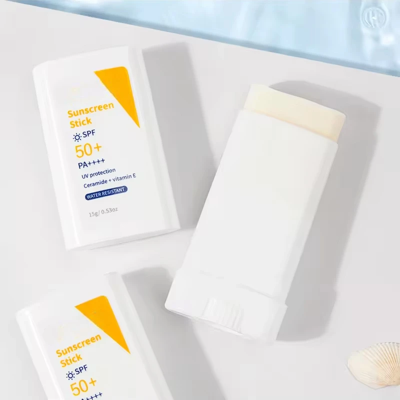 private label wholesale custom korean white label full size facial organic mud clear bio face tinted matte spf50 sunscreen stick