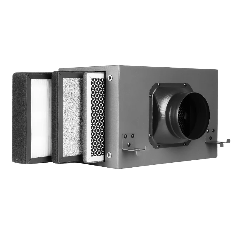 Изготовленный на заказ PM2.5 коробка для очистки воздуха различные 100 мм Hvac воздушный фильтр металлическая