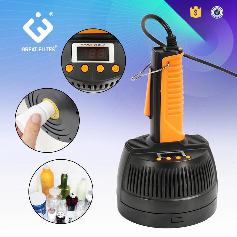 Portable Aluminum cap sealing machine Plastic bottle aluminum foil sealing jar machine induction sealing machine