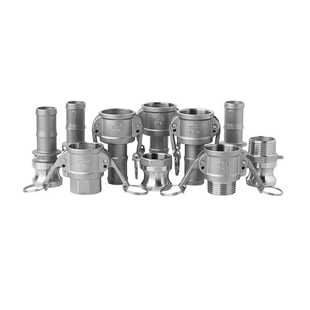 Stainless Steel Camlock Male End Adapter Dust Plug SS Quick Coupling Pipe Fittings