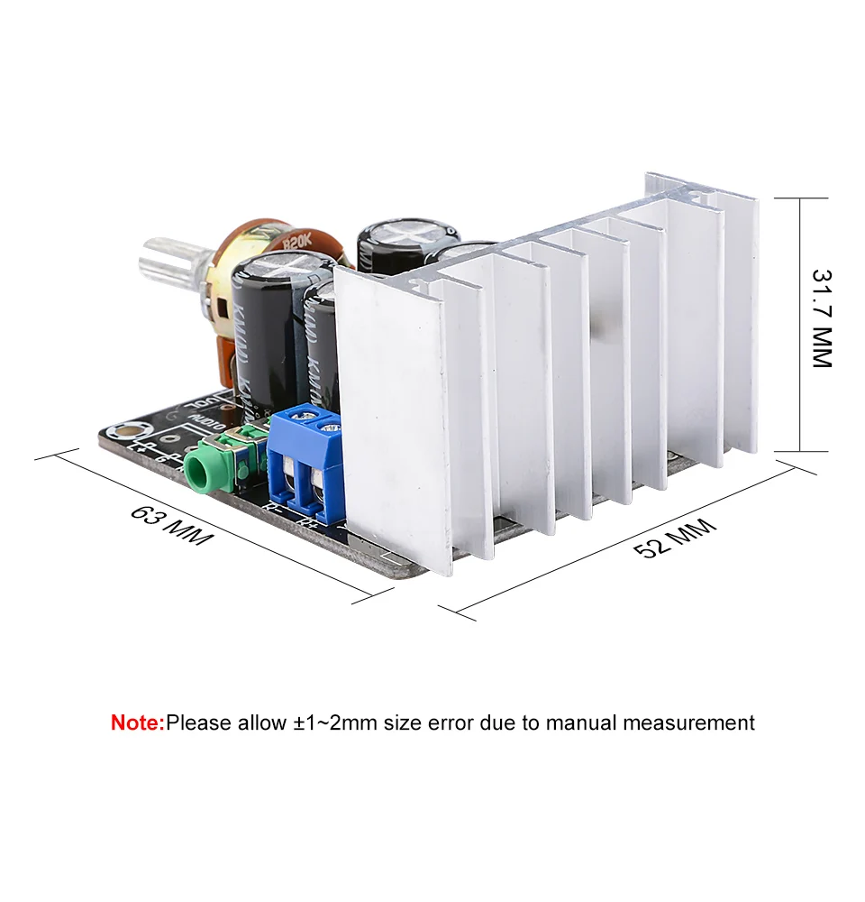 TDA7377 Power Home Amplifier 15Wx2 Audio Stereo Mini Amp DIY Bookshelf Sound Music Speaker Amplifier With Tone Control