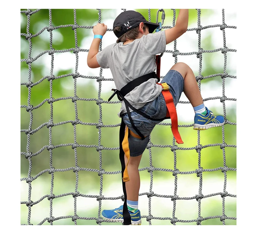 Playground Net Climbing Net Nylon Rope Ladder Safety Nets Balcony Banister Protection Fence Decor Mesh