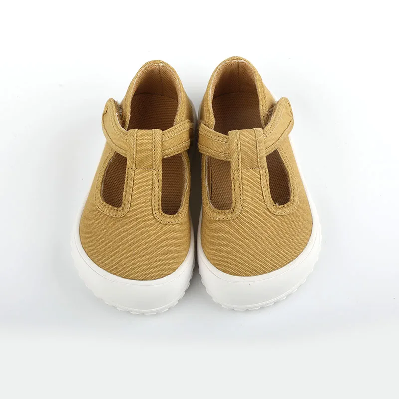 Babyhappy китайский производитель Заводская поставка красочные эргономичные резиновые подошвы холщовая детская обувь оптом