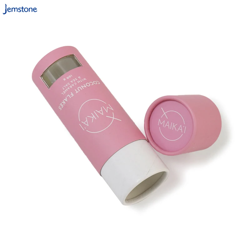 Resealable Bath Salt Packaging Cardboard Cylinder Natural Ocean Sea Salt Cardboard Tube Packaging