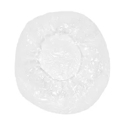 Hair Processing Waterproof Plastic Disposable Clear Hair Shower Cap for Women Hair SPA Salon Hotel Travel