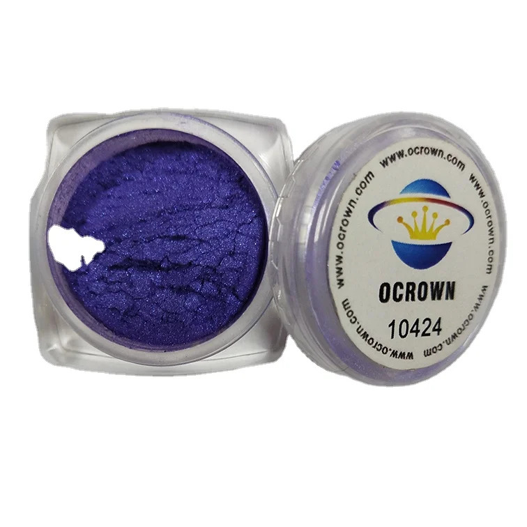 Shimmer Loose Mica Powder Pearl Eyeshadow Pigments China Factory--violet Car Spray Paint Pigment