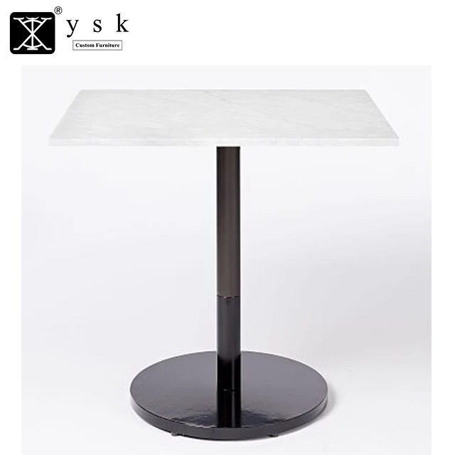DT-1017 Cafe Dining Table Designs Marble Table Stone Table