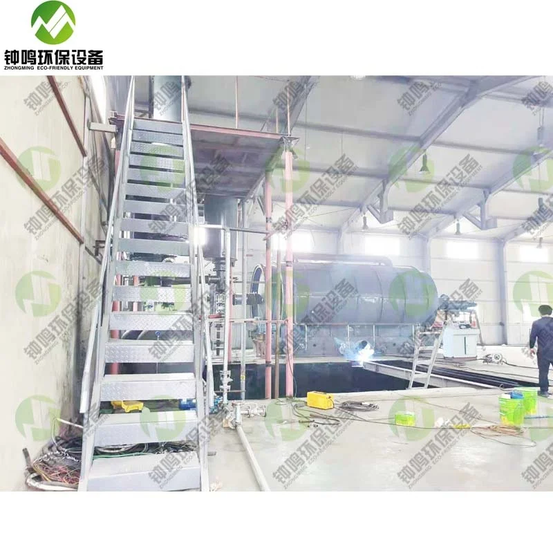 
Waste Plastics and Rubber Machine Recycling Oil Plant 