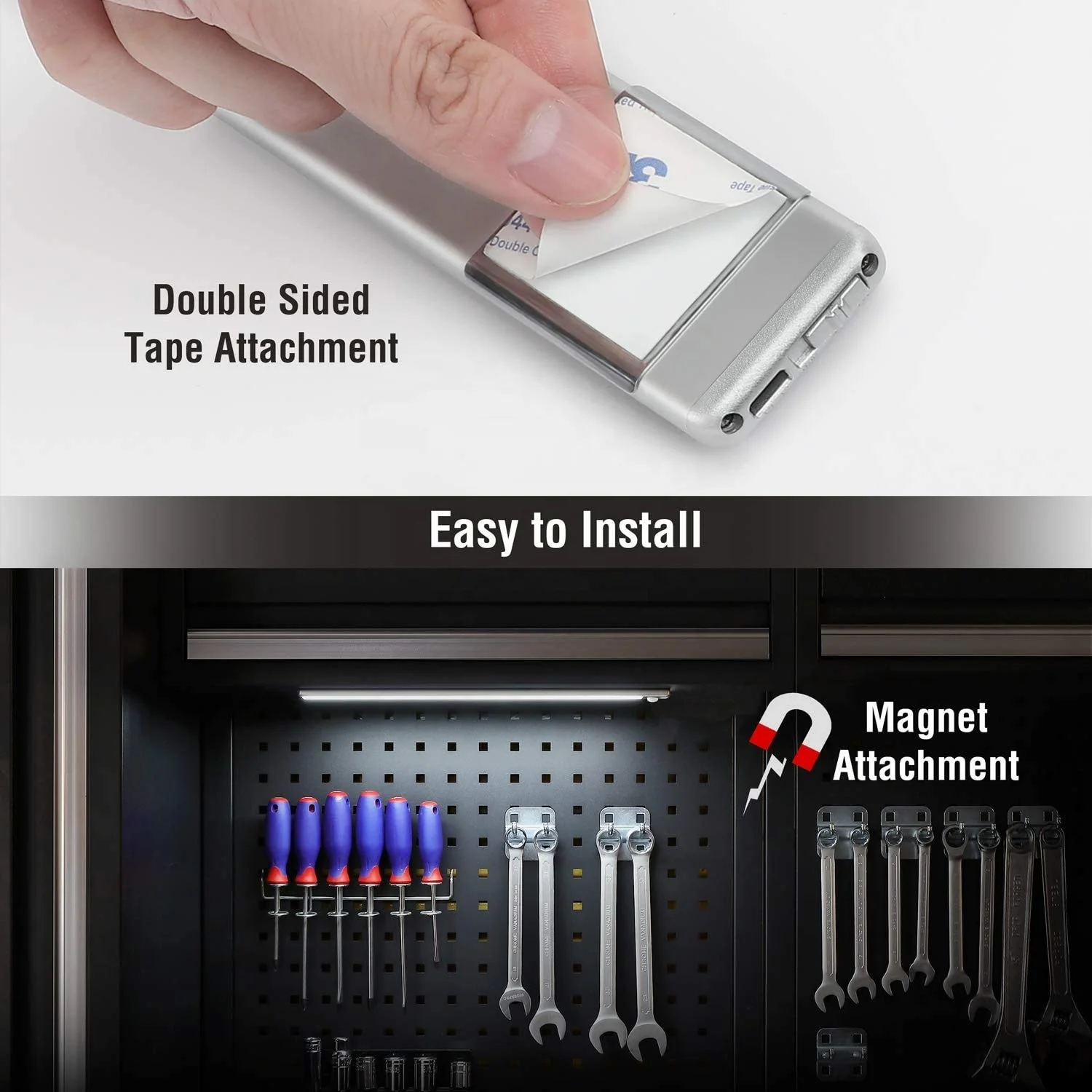 Room Usage And White Color Motion Sensor Led Closet Light 20 Led Under Cabinet PIR Led Lighting