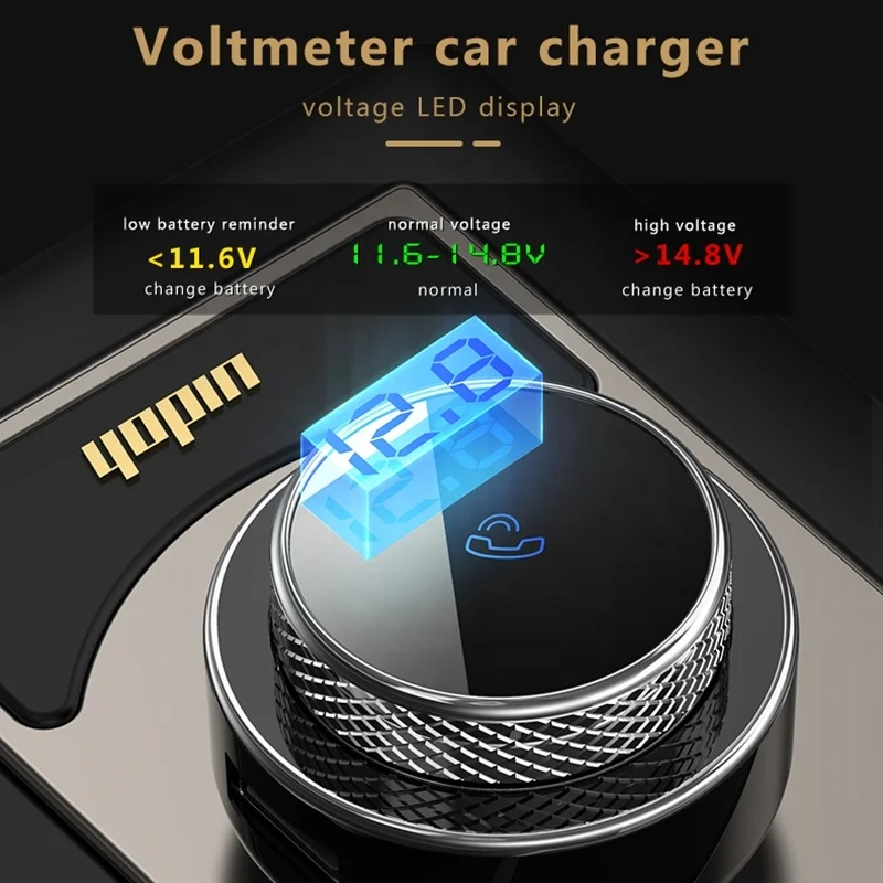 Новое поступление, фирменный автомобильный bluetooth, светодиодный дисплей qc3.0, автомобильное зарядное устройство, usb mp3-плеер