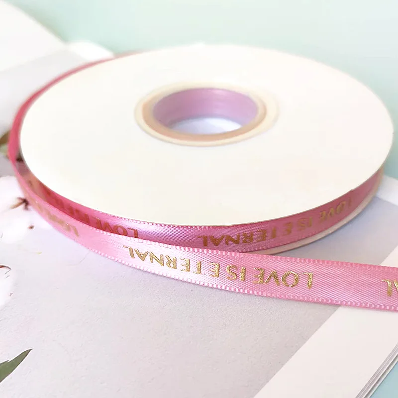 Factory Price OEM Gift Ribbon Custom Sizes Brand Logo Artwork Printed Personalized Satin Grosgrain Ribbon