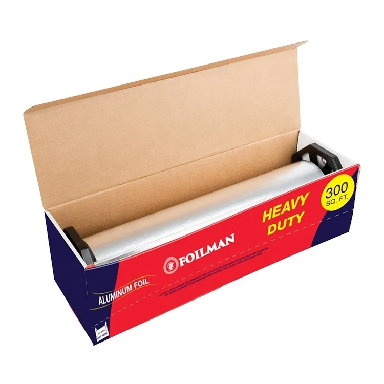 Food Grade Disposable Aluminum Foil Roll Sheet Soft and for Kitchen Use Packaging Purpose