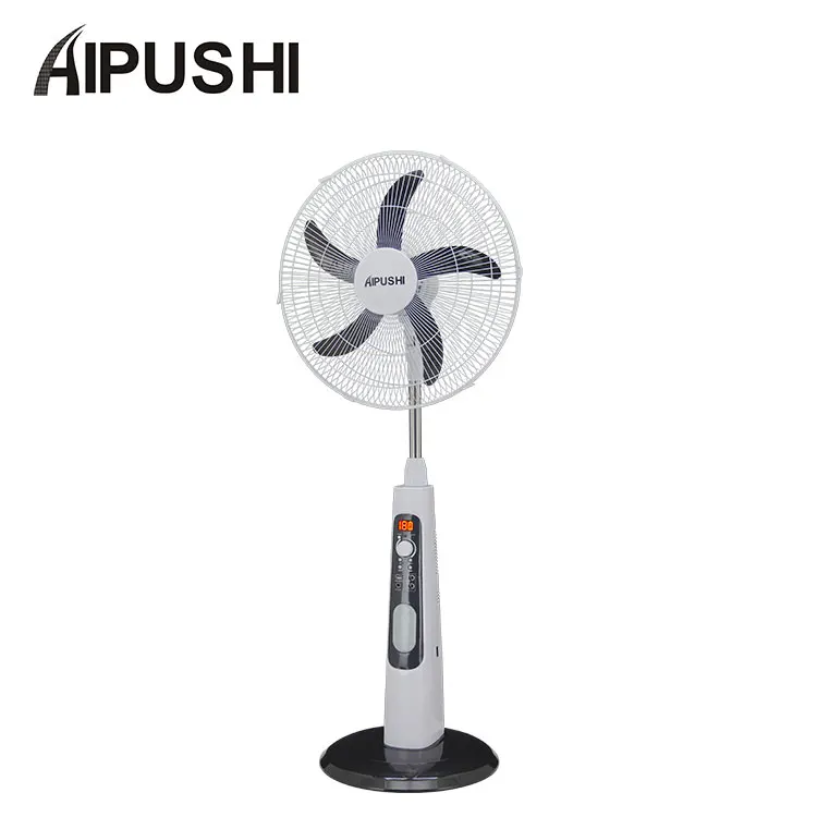 Доступный в наличии 16 дюймов 18 универсальный пластиковый материал Электрический вентилятор вертикальный Солнечный