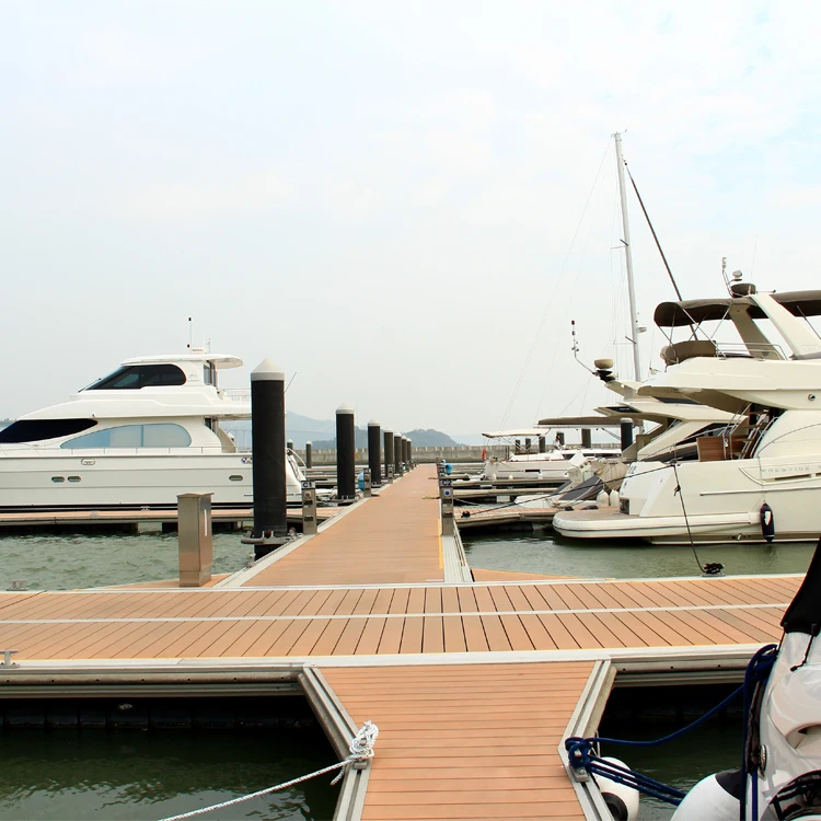 Floating Dock Jetty Marina Engineering Design Tourist Dock  Floating Wharf Aluminum Handrail Bridge Corridors Pontoon Wharf