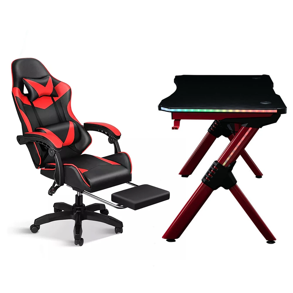 electric standing gaming table and chair set mesa gamer gaming desk