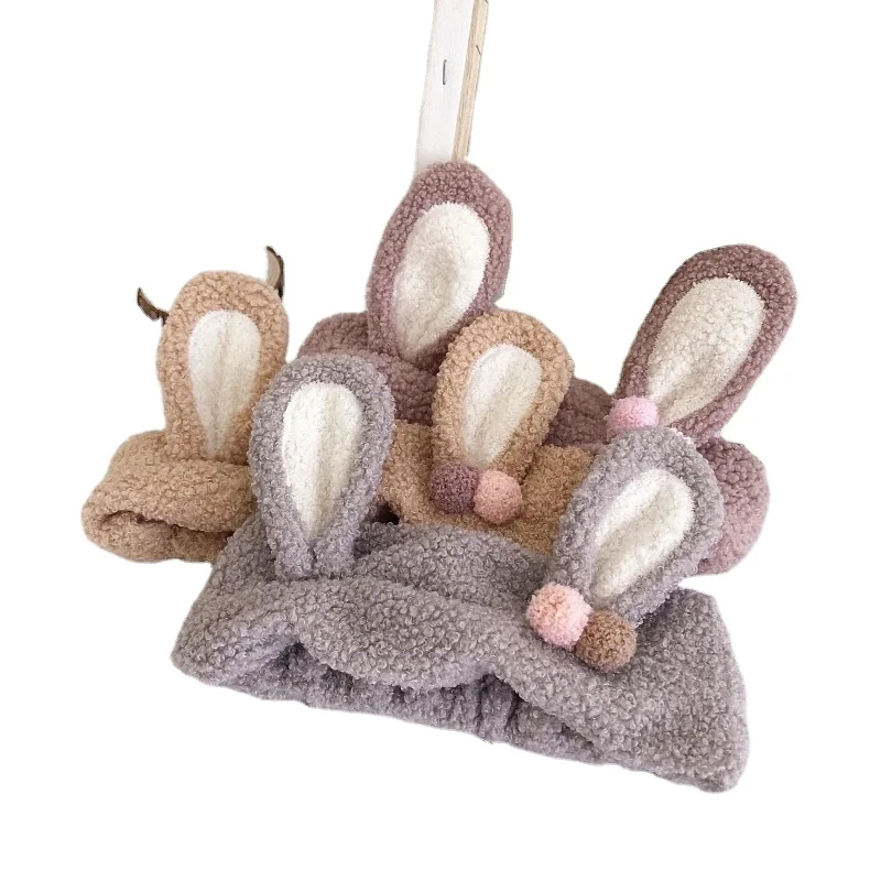 Bunny Ears Headband, Femininity, All-Match Makeup, Face Wash, Headband