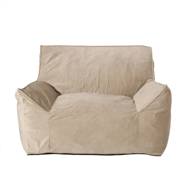 Free shipping within U.S Living Room Modern Velveteen Bean Bag Single Chair