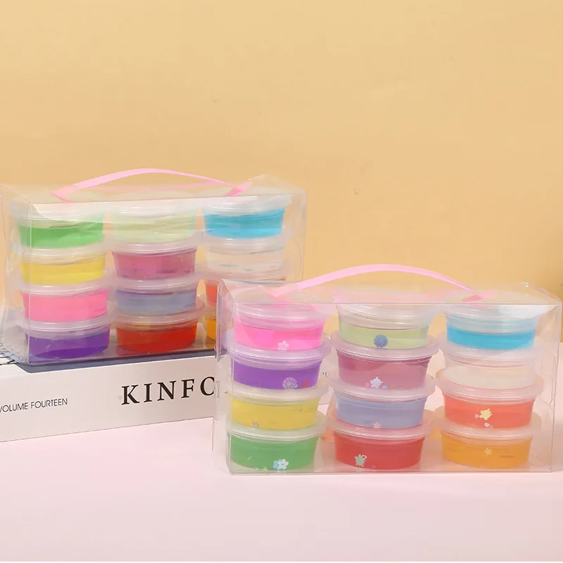 Slime Kit Crystal Foam Clay DIY Slime Kit Toy Suitable for Kids Girls Boys slime kit for kids set