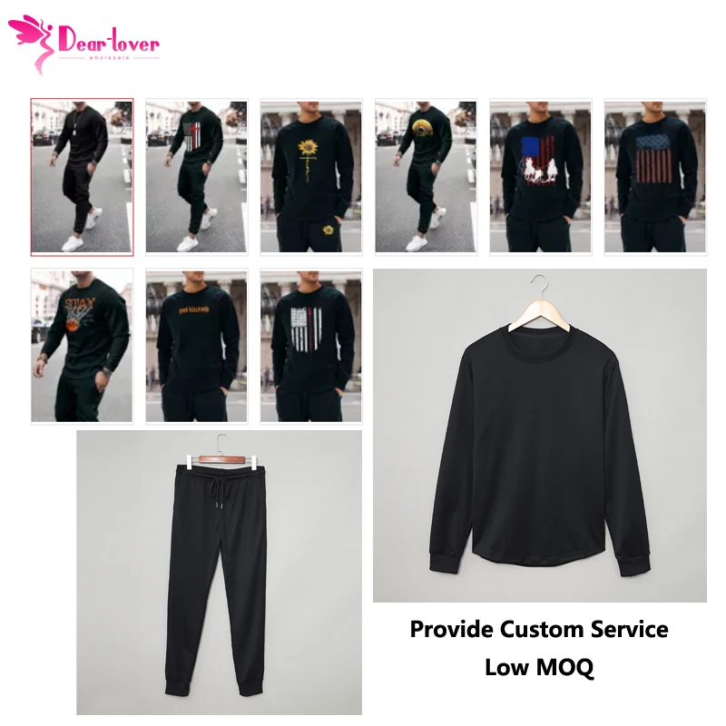 Спортивный костюм Dear-Lover с фирменной этикеткой под заказ спортивные костюмы комплект из двух предметов свитшот вышивкой мужской спортивный логотипом