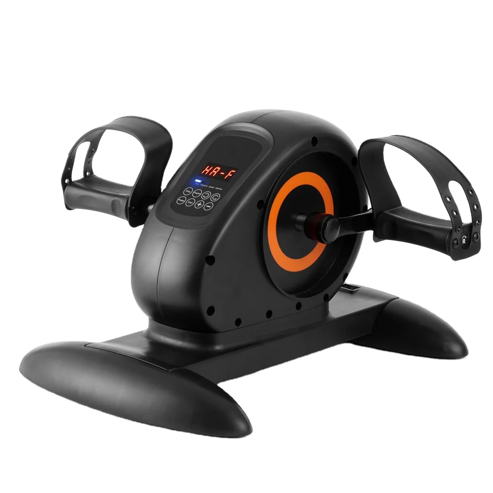2023 TV Home Gym Under Desk mini Electric Passive Motorized Mini Elliptical Machine Portable Exercise Bike