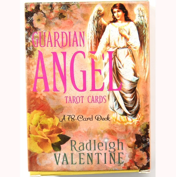
2021 hot sell Guardian Angel Tarot Cards Deck PDF Guidance Divination Entertainment Parties Board Game racle card 
