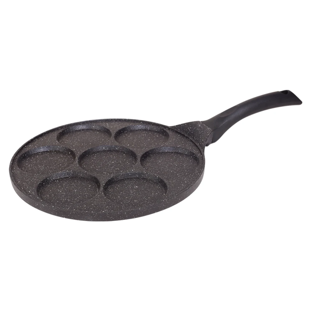 Small Electric Stir Dumpling Divided Heart Shaped Marble Stone Frying Pan (1600673535423)