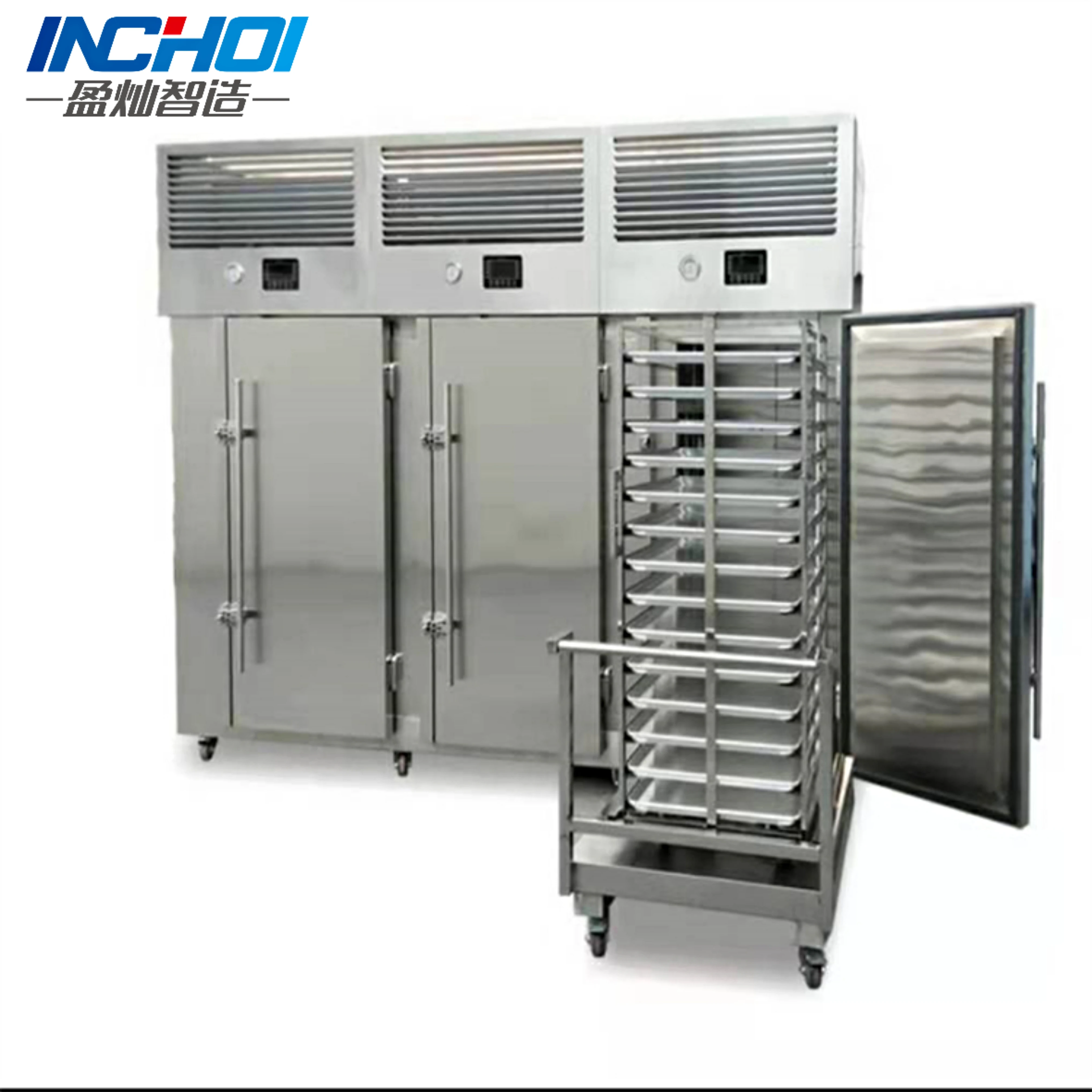 Best Price Individual Quick Freezing shrimp freezing equipment liquid nitrogen freezing equipment Cabinet Freezer Product
