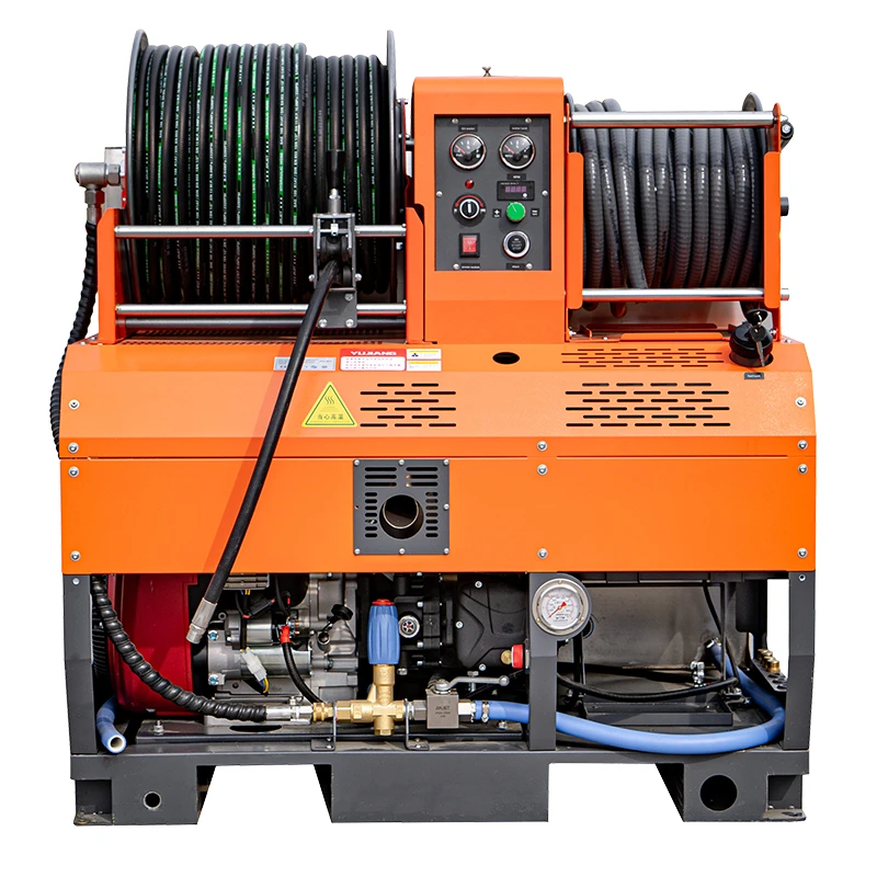 AMJET 4350psi 37hp energy saving innovative automated high pressure cleaner water jet cleaning machine