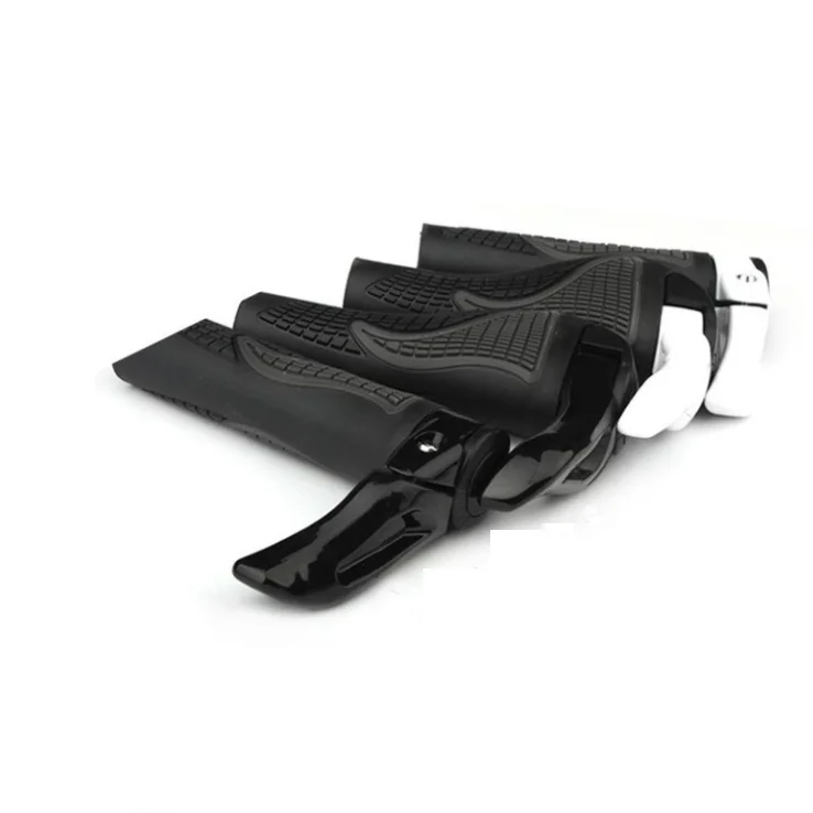 wholesale Ergonomic Grip Anti-skid Damping Auxiliary Handlebar Bilateral Locking Handlebar Bicycle Handle Riding Grip