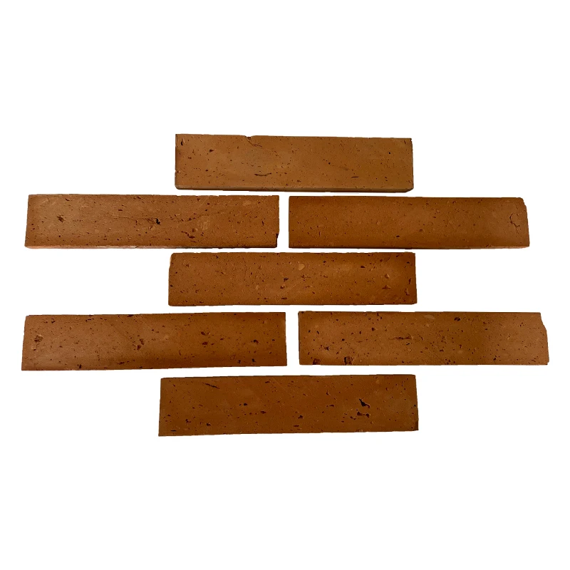 Ecological red clay permeable paving brick red brick regeneration old red brick automatic production line