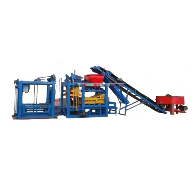 Для дома для бизнеса строительное оборудование QT4-25 блок полый конъюгированный силиконизированный полиэстер решений волокно машины машина производства полые стеновые блоки в Пакистане