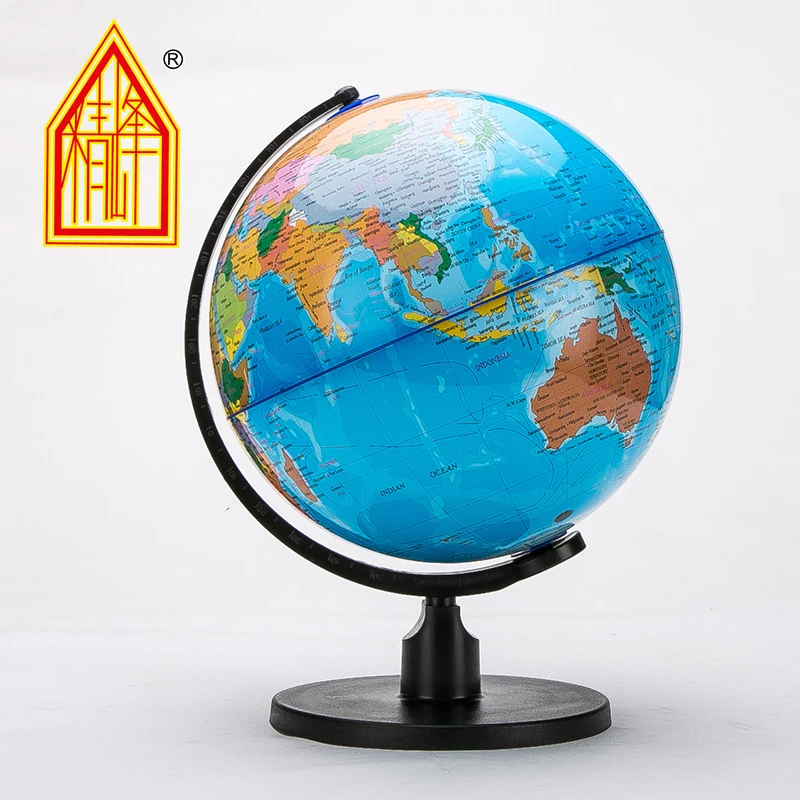25cm Globe World Earth Ocean Map Ball Geography Learning Educational Globe Supplies