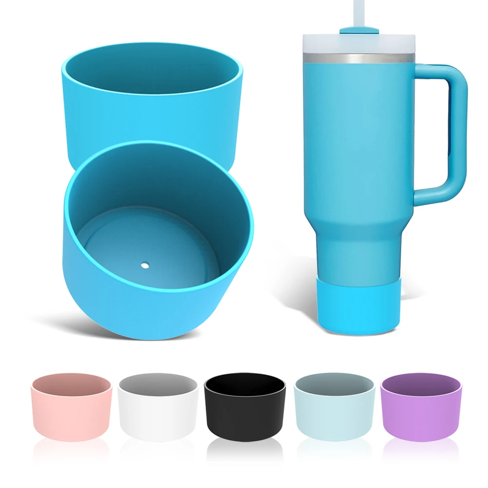 Silicone Boot Sleeve For Stanley Quencher Tumbler 30 Oz 40 Oz  Water Bottle Protective Water Bottle Cup Bottom