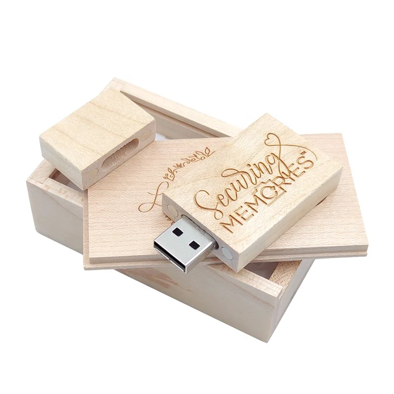  Оптовая продажа рекламные подарки YONANSON с логотипом на заказ деревянный USB флэш-накопитель высококачественный реальной