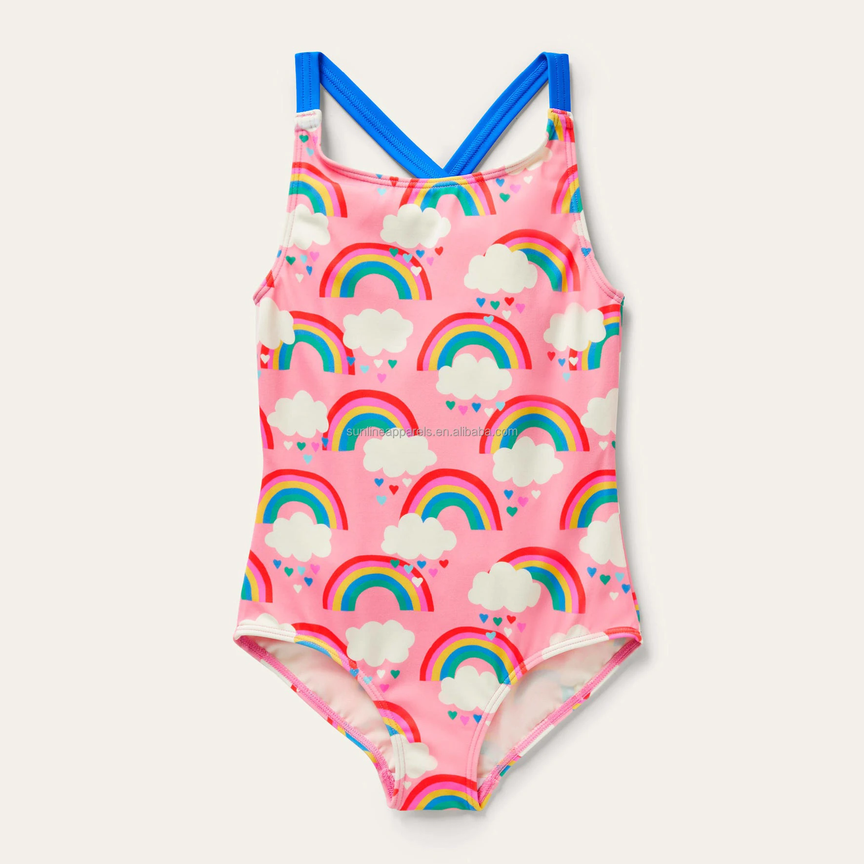 Custom Manufacturer Summer Kids Swimwear one Pieces Children Bikini Girls Swimsuit