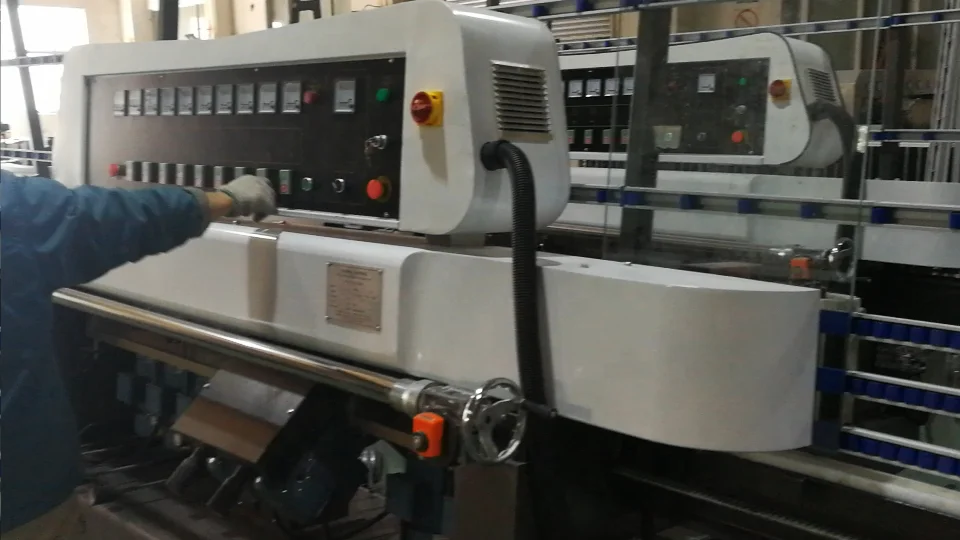 Portable glass edge grinding and polishing machine glass straight line edging machine