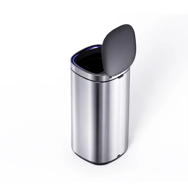 20L Household motion sensor touchless Big capacity Stainless Steel Smart Sensor bin Automatic trash can