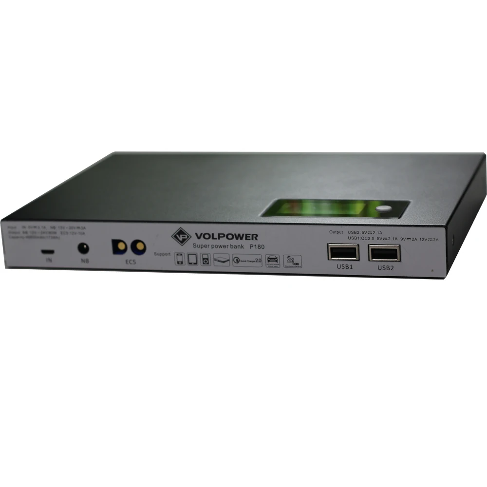 2019 Best 50000mAh Lithium Battery Power Banks Power Station Portable Battery Charger for Smart Phone Laptop