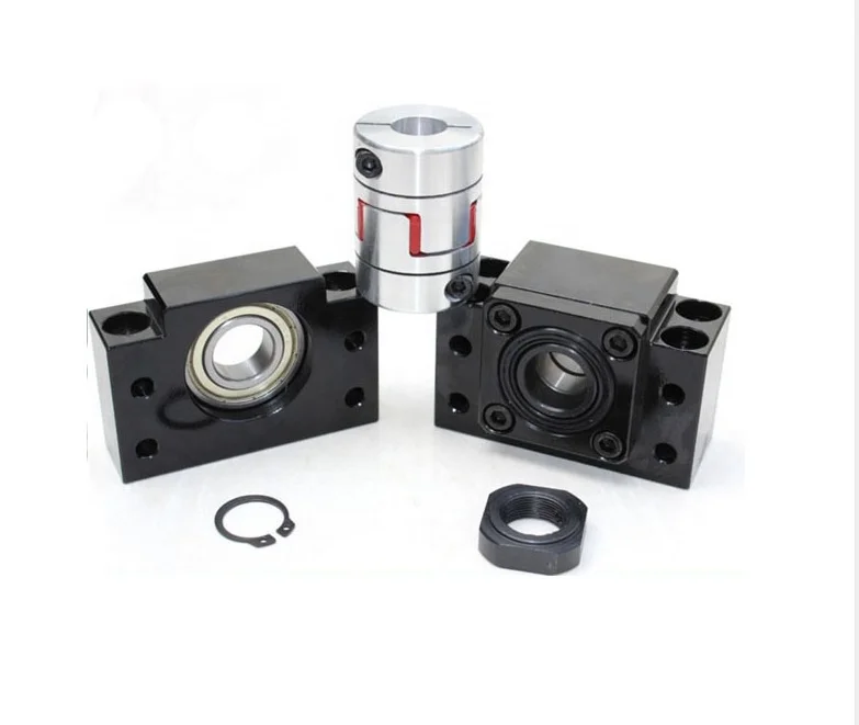 Стальной подшипник KETE AK AF, черный, долгий срок службы, гладкий Высокоточный держатель, подходит для шариковой гайки, корпуса кронштейна