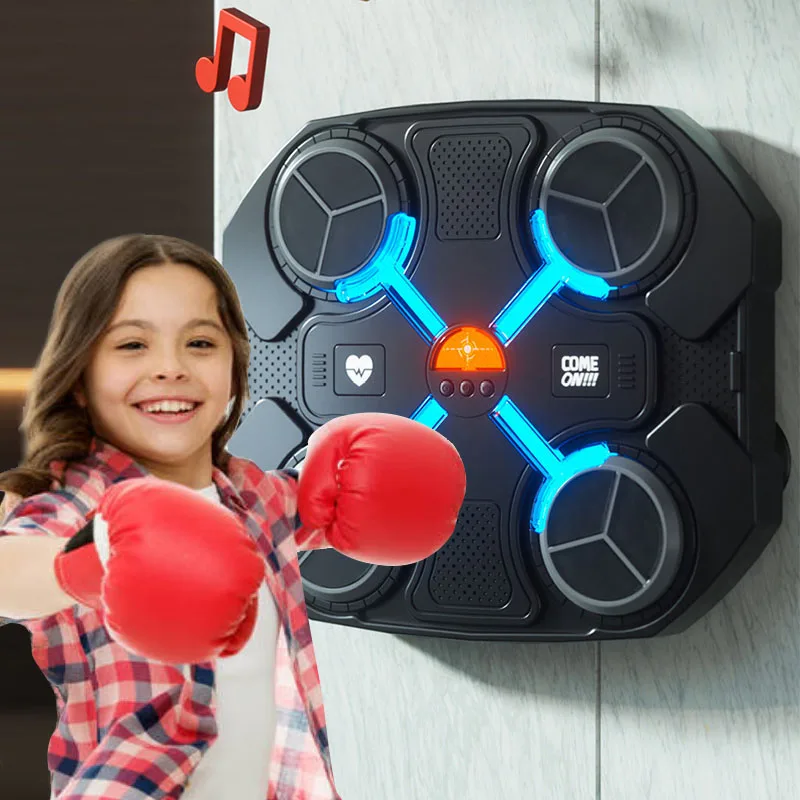Latest Mounted On Wall Gloves Electronic Bluetooth Smart Music Boxing Machine